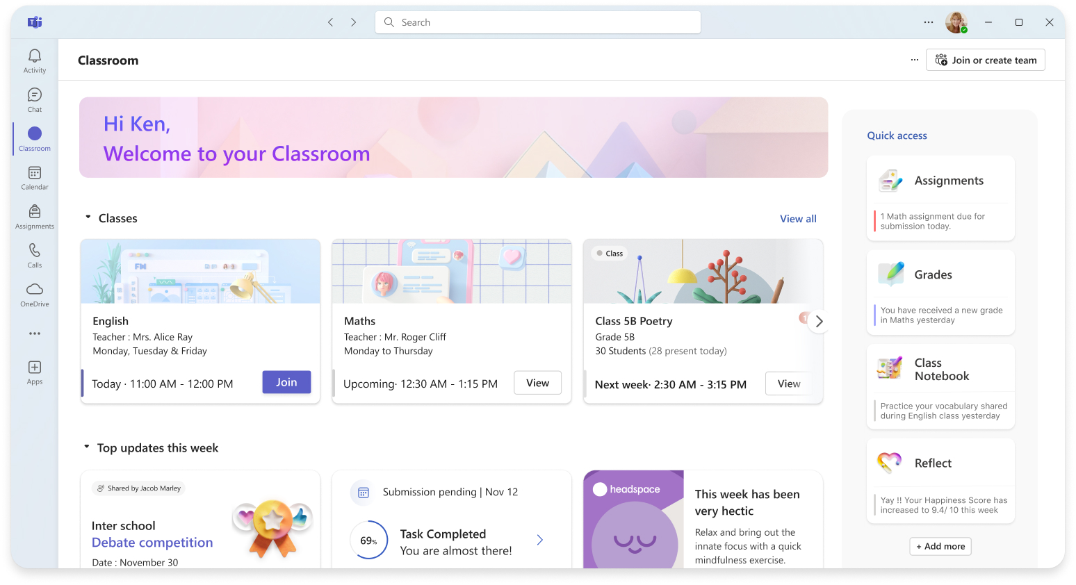 Teams EDU Vision Hero